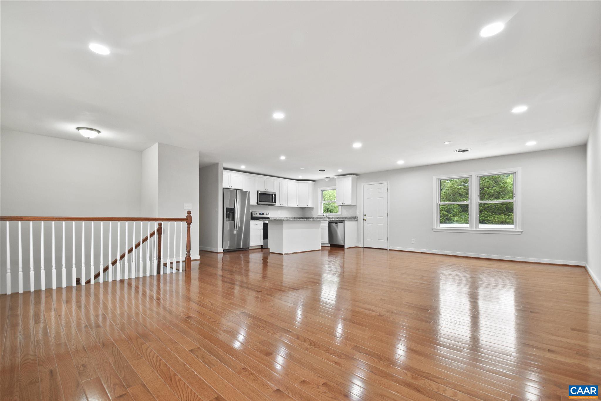 2614 Huntington Road Charlottesville, VA 22901 - Photo 7 of 29 a view of kitchen with a sink and dishwasher with wooden floor
