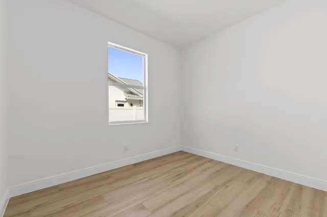 wooden floor in an empty room
