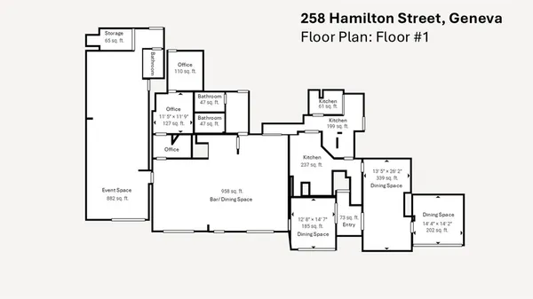 $599,000 | 258 Hamilton Street, Geneva City, NY 14456
