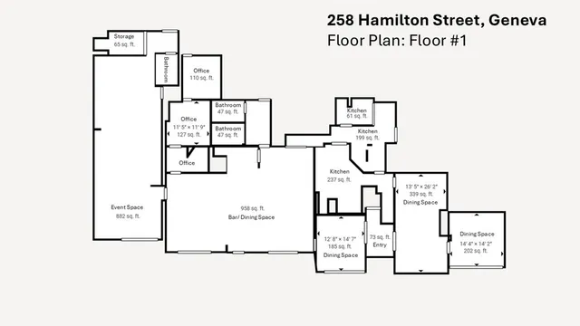 $599,000 | 258 Hamilton Street, Geneva, NY 14456
