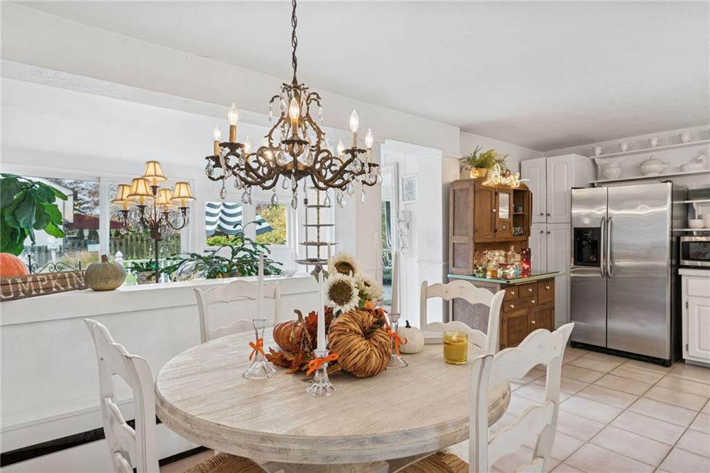 3024 Hyland Road Irwin, PA 15642 - Photo 23 of 45 a dining room with furniture a chandelier and window