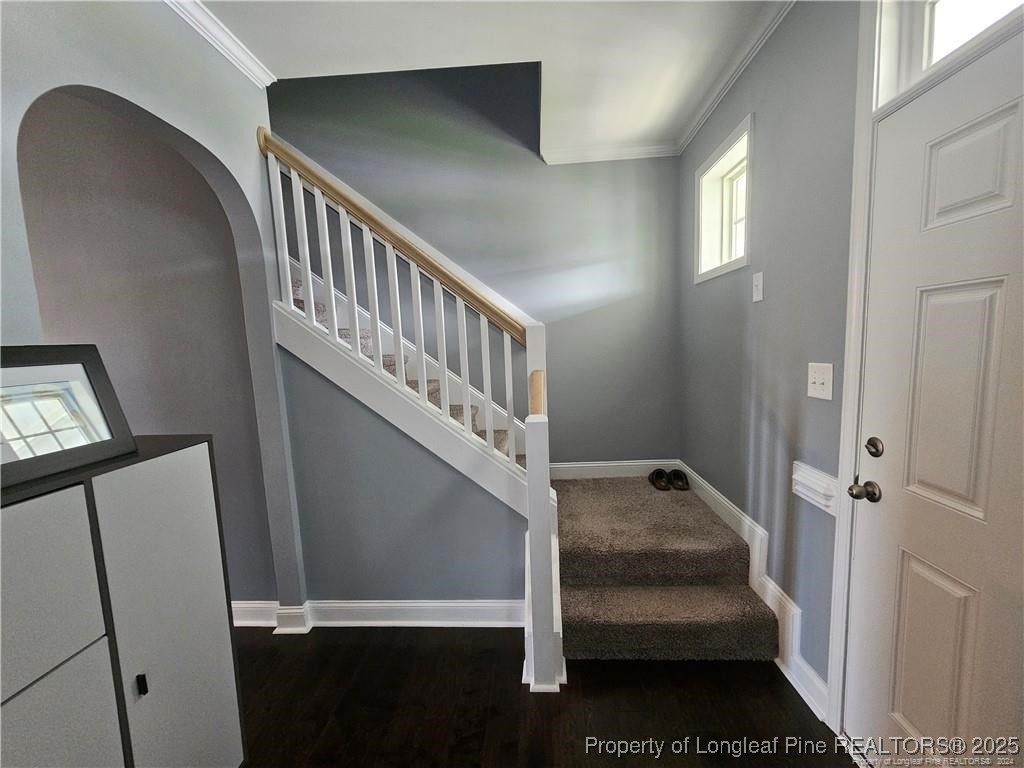 181 Pendleton Street Raeford, NC 28376 - Photo 2 of 19 a view of entryway with stairs