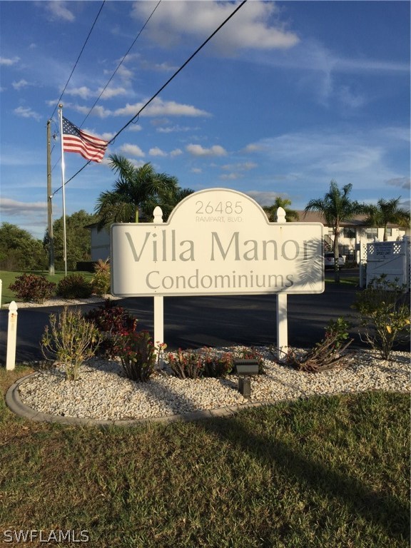 26485 Rampart Boulevard, Unit E3 Punta Gorda, FL 33983 - Photo 22 of 22 a view of a sign board