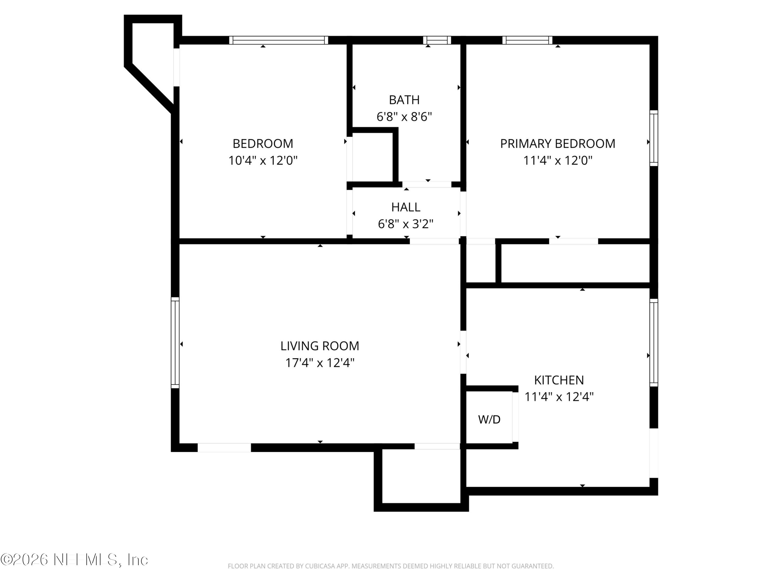2247 Riverside Avenue, Unit 3 Jacksonville, FL 32204 - Photo 24 of 24 2D Floor Plan for 2247 Riverside Avenue