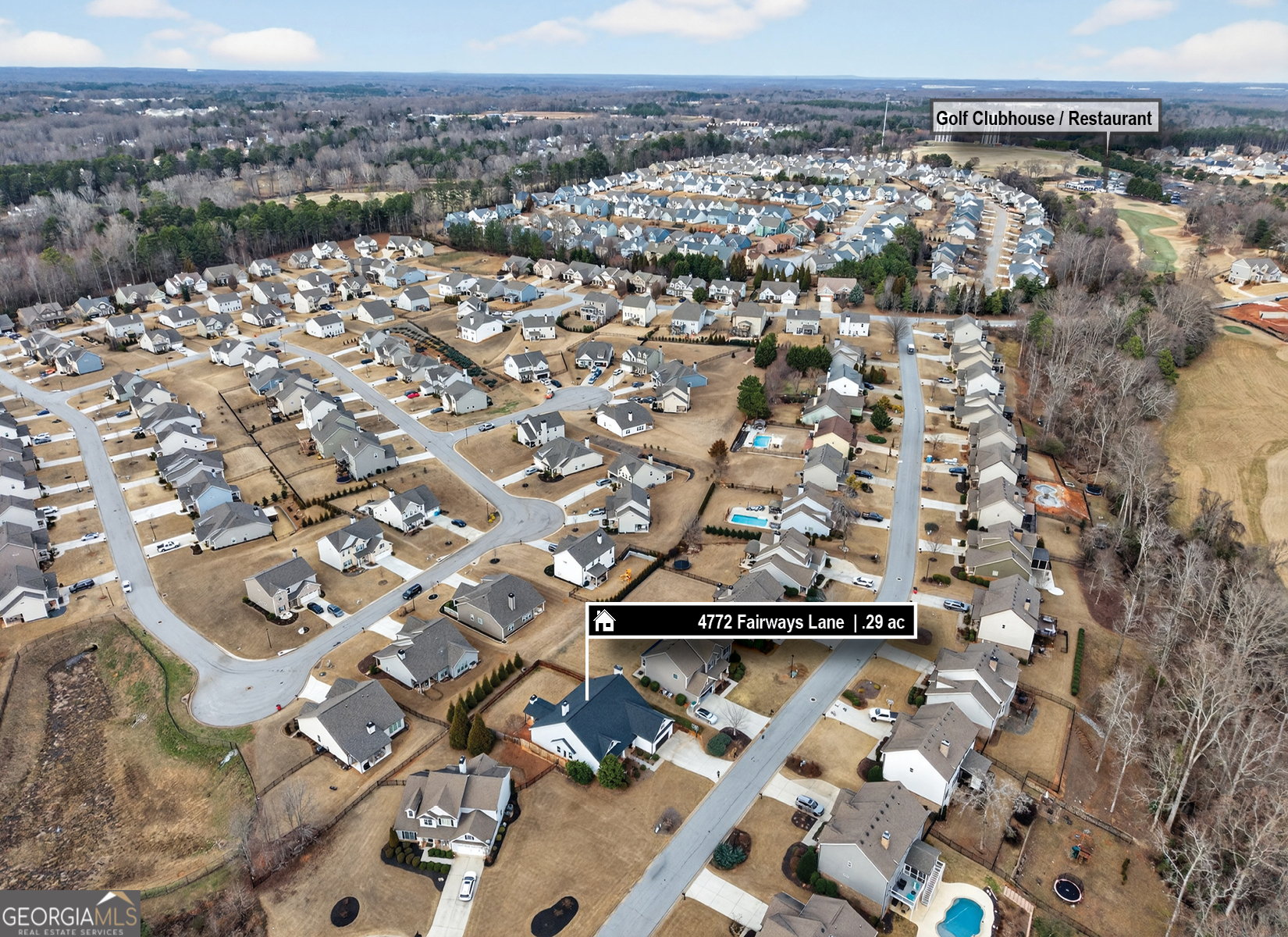 4772 Fairways Lane Jefferson, GA 30549 - Photo 43 of 56 an aerial view of multiple house