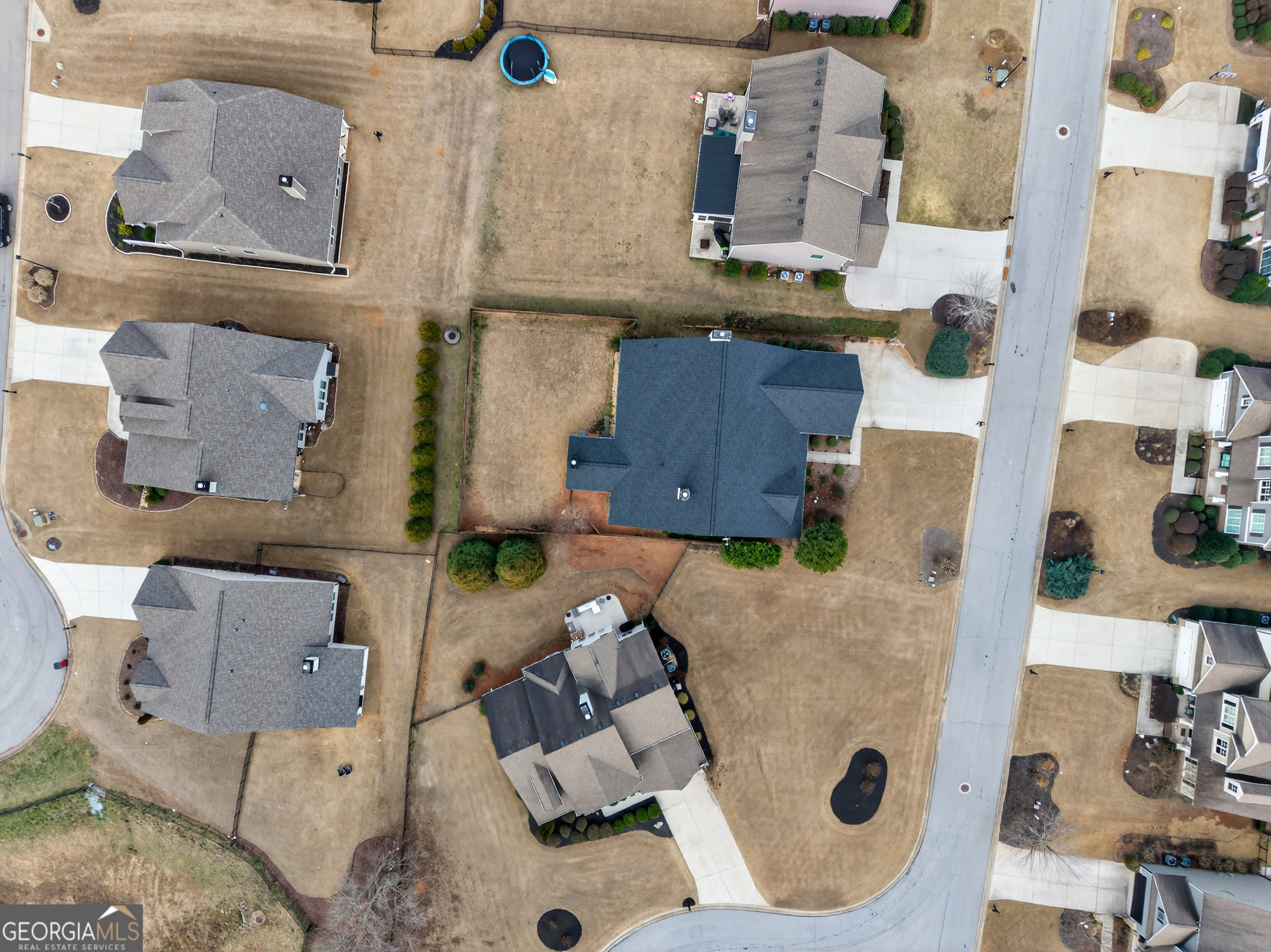 4772 Fairways Lane Jefferson, GA 30549 - Photo 44 of 56 an aerial view of residential house with outdoor space and parking