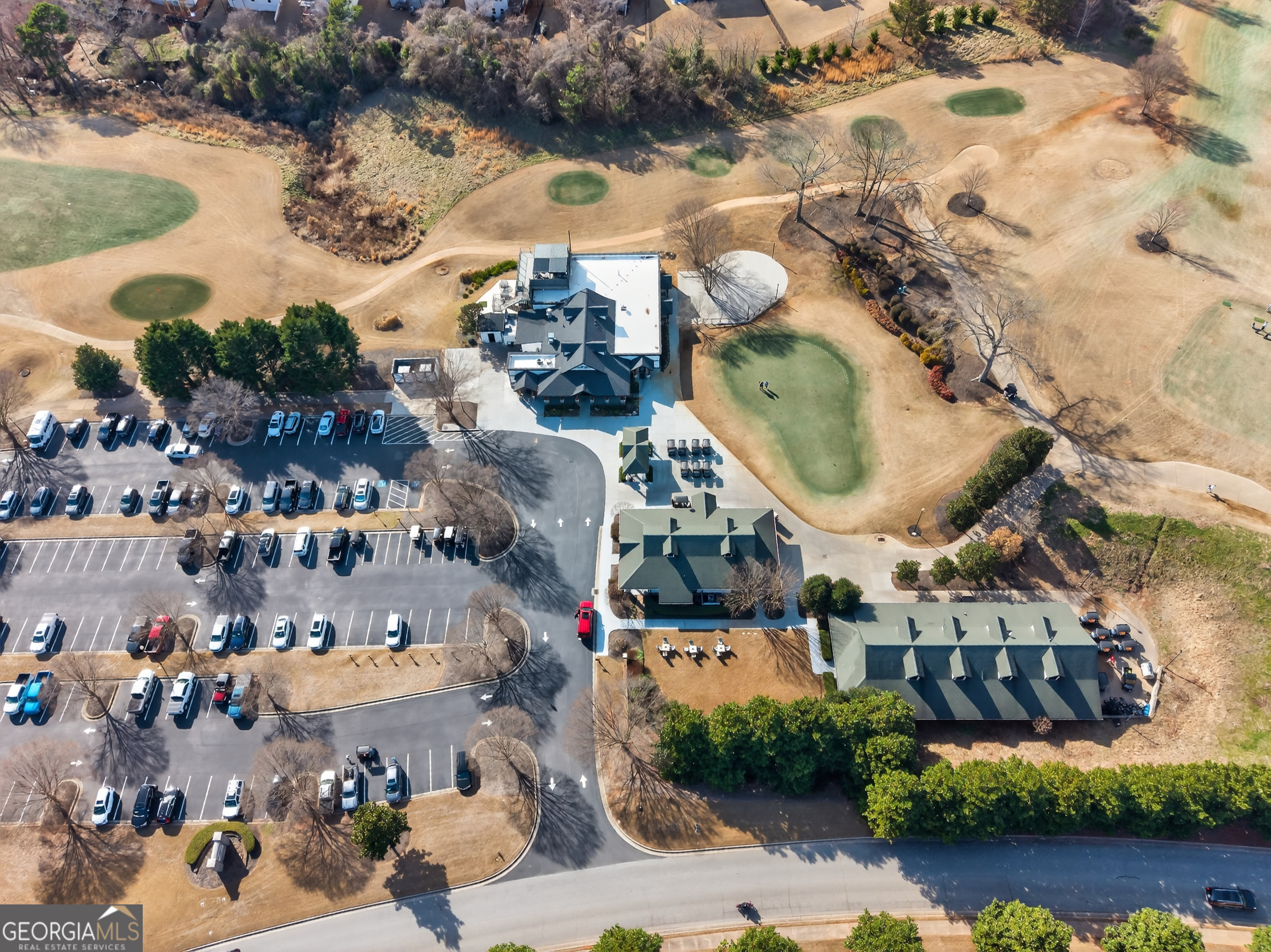 4772 Fairways Lane Jefferson, GA 30549 - Photo 54 of 56 an aerial view of residential houses with outdoor space and swimming pool