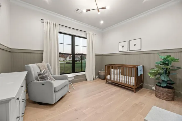 a bed room with furniture and a window