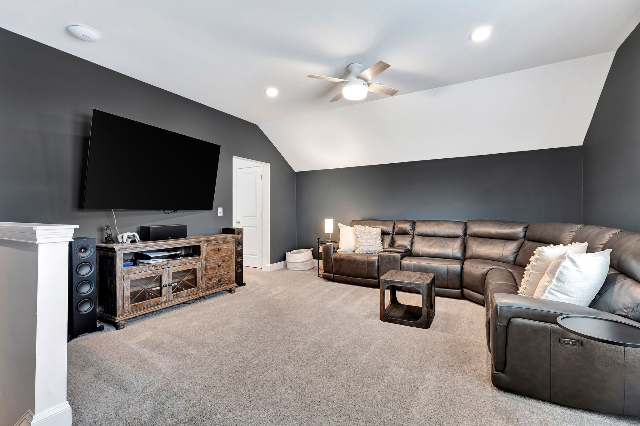 3017 Shandor St Spring Hill Spring Hill, TN 37174 - Photo 30 of 46 a living room with furniture and a flat screen tv