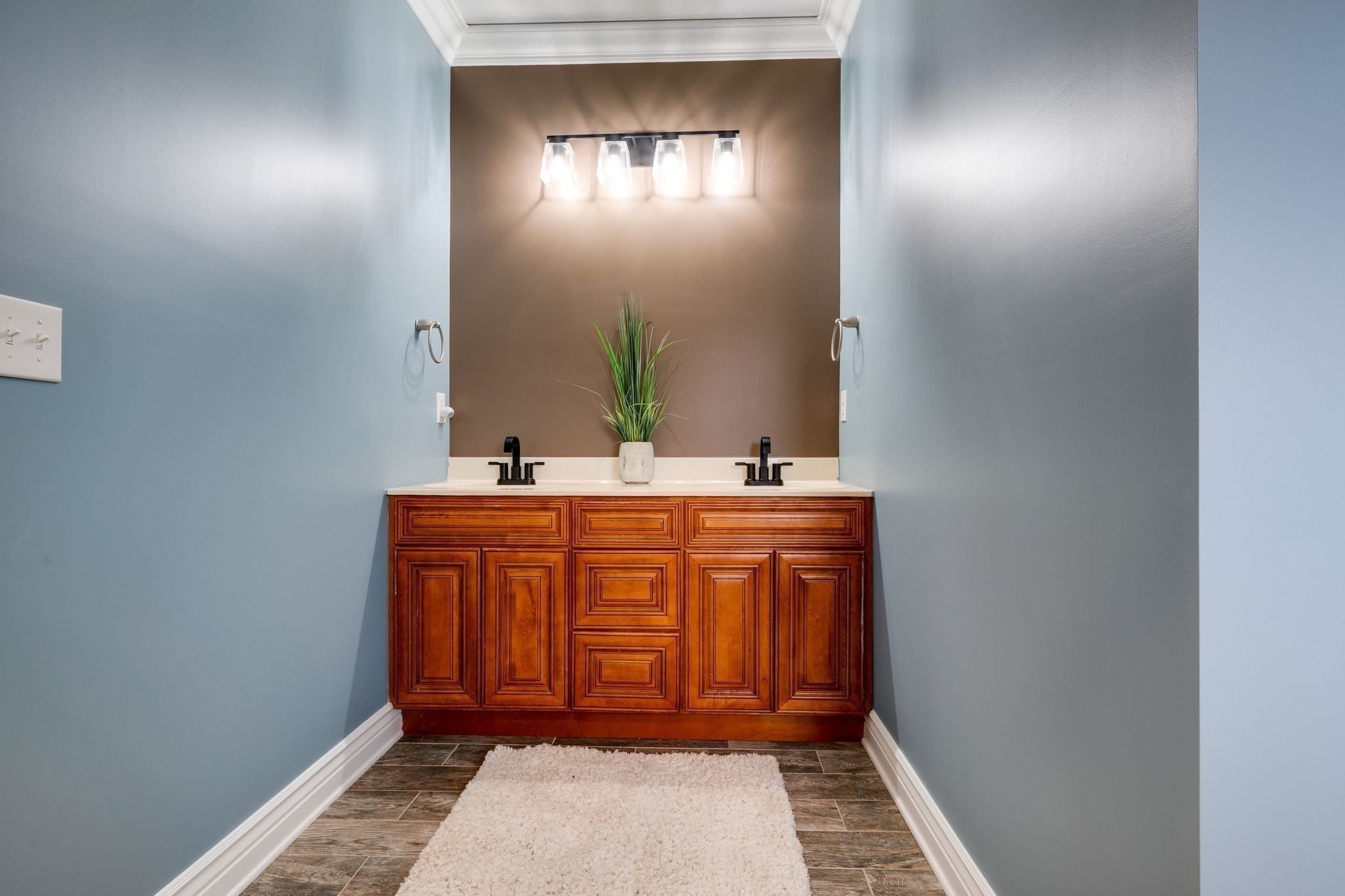 264 Fire Tower Road Dickson, TN 37055 - Photo 23 of 48 a bathroom with a sink and a mirror