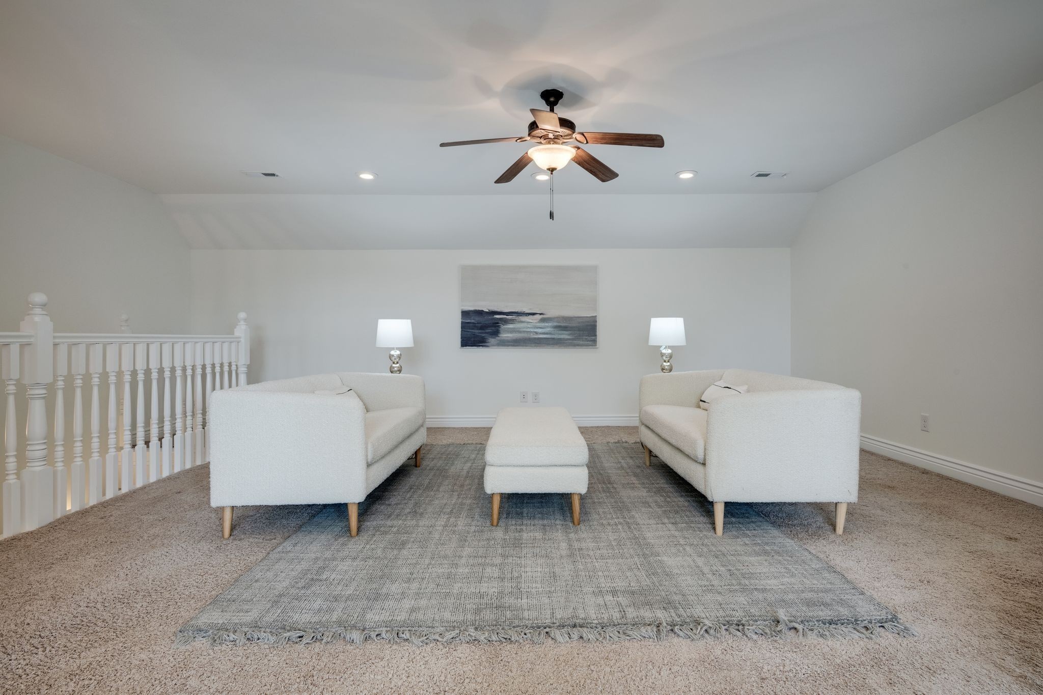 264 Fire Tower Road Dickson, TN 37055 - Photo 10 of 48 a living room with furniture and a ceiling fan
