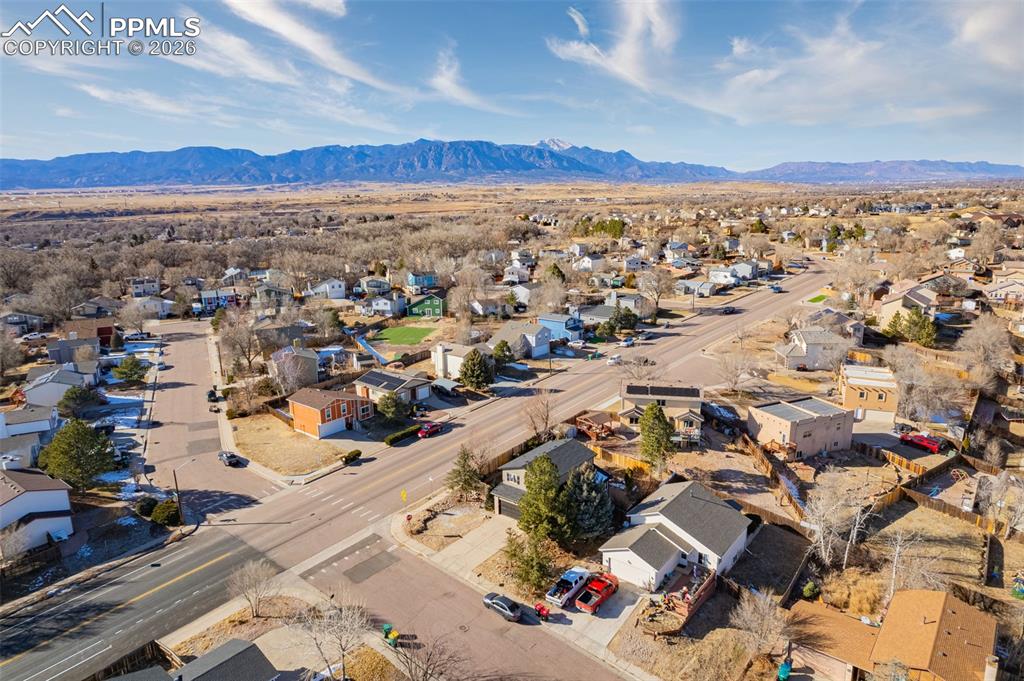 512 Harvest Moon Road Fountain, CO 80817 - Photo 39 of 41 an aerial view of residential building and street