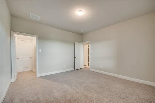 a view of hallway with stairs