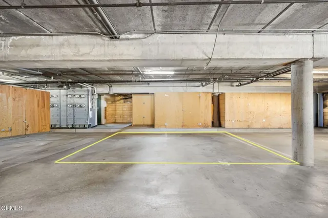 a view of a building with a tree