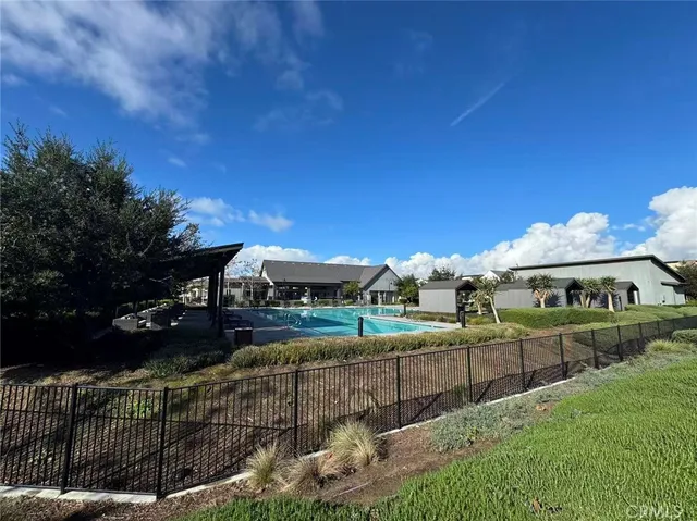 a view of a wrought iron fences