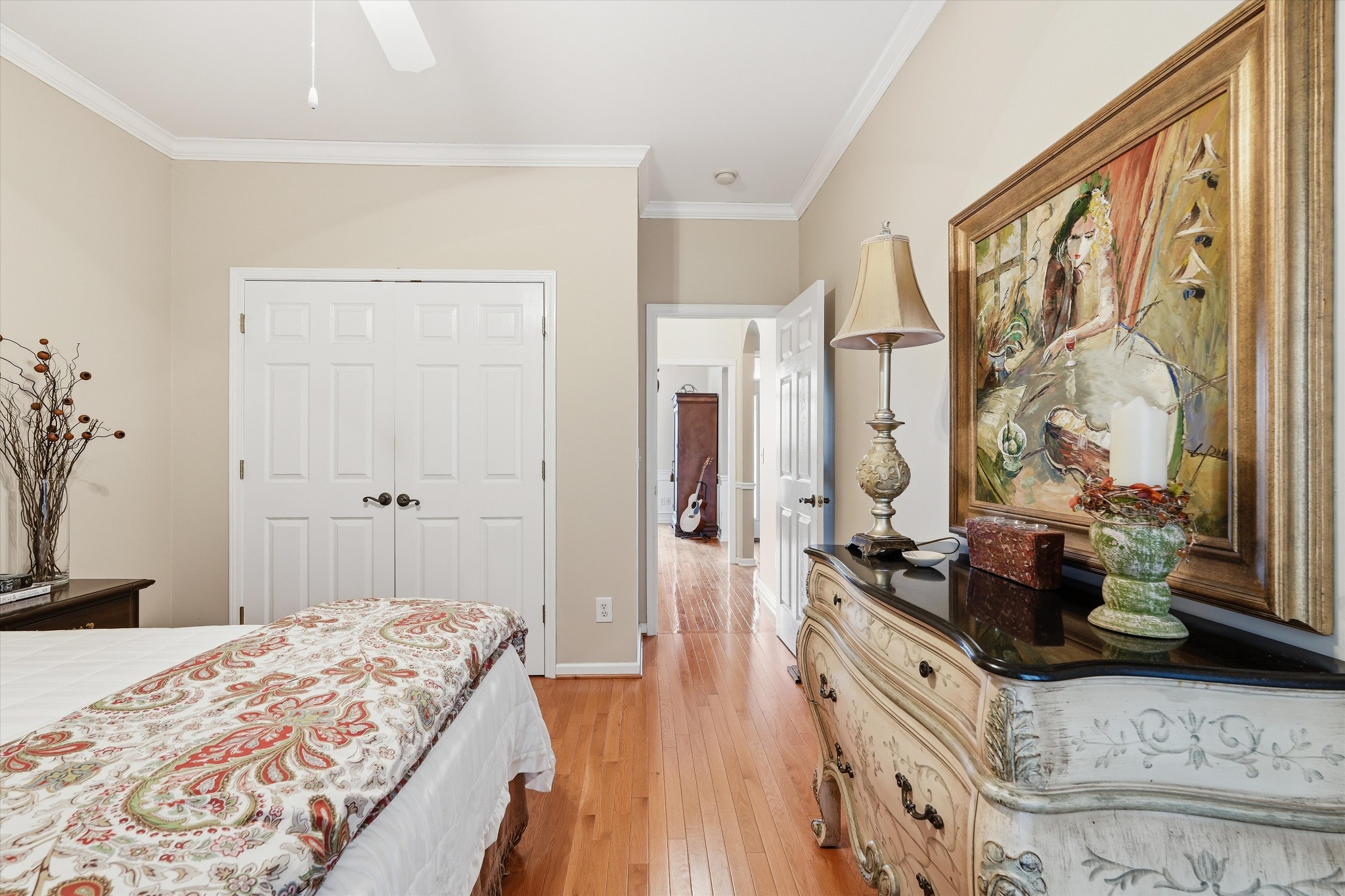 132 Windchase Run Hermitage, TN 37076 - Photo 29 of 38 a bedroom with bed and wooden floor