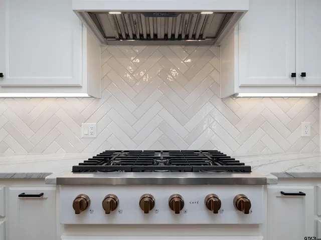 a close view of stove