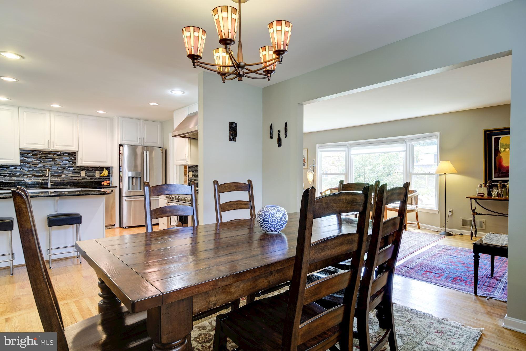 11821 Prestwick Road Potomac, MD 20854 - Photo 6 of 33 Dining Room Area Open to Kitchen and Living Room