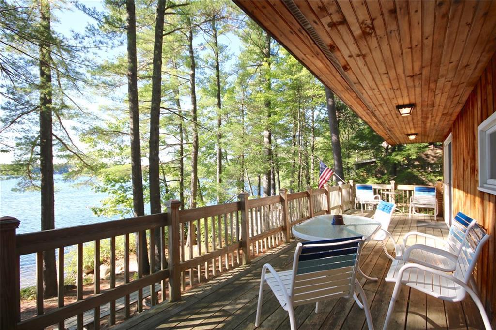 180 Thomas Pond Terrace Road Raymond, ME 04071 - Photo 20 of 35 Expansive Deck Along the back of the...