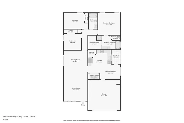 $1,800 | 2222 Mountain Quail Way, Conroe, TX 77385