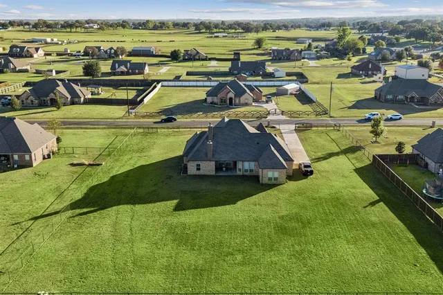 an aerial view of residential building with outdoor space