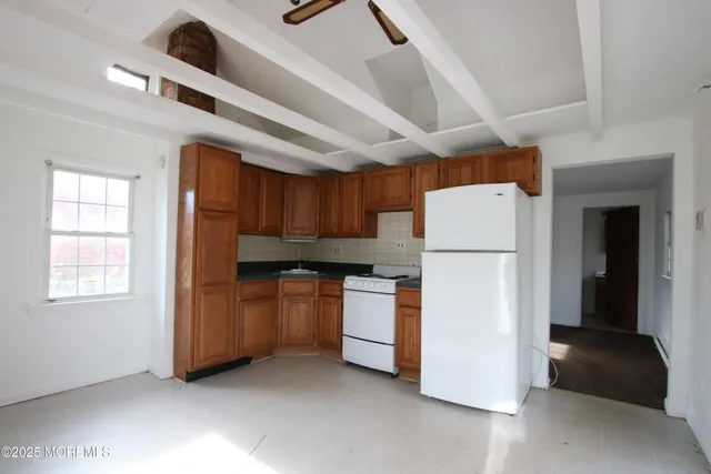 a view of kitchen and window