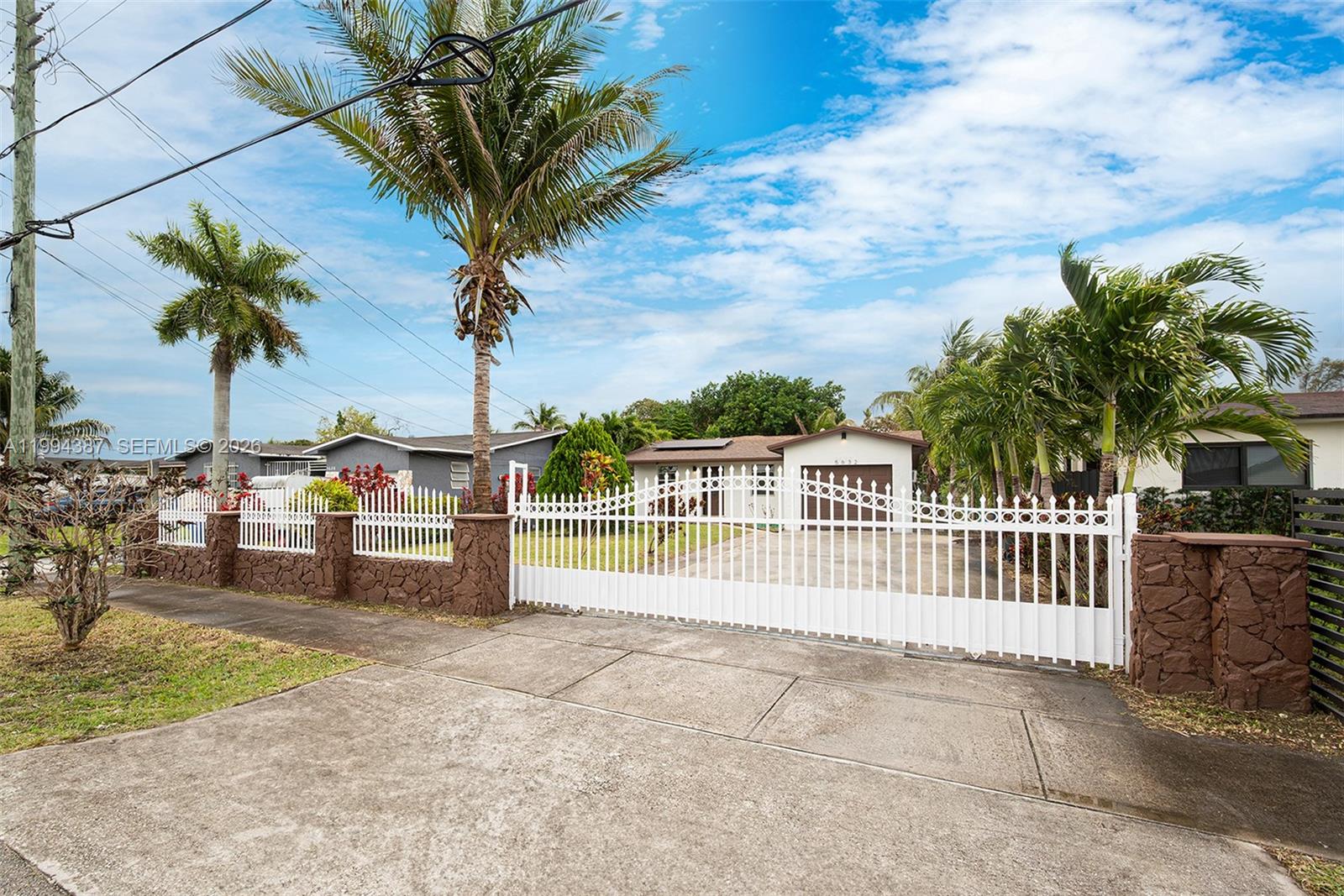 5632 Southwest 19th Street West Park, FL 33023 - Photo 2 of 43 a view of a backyard with a sitting area