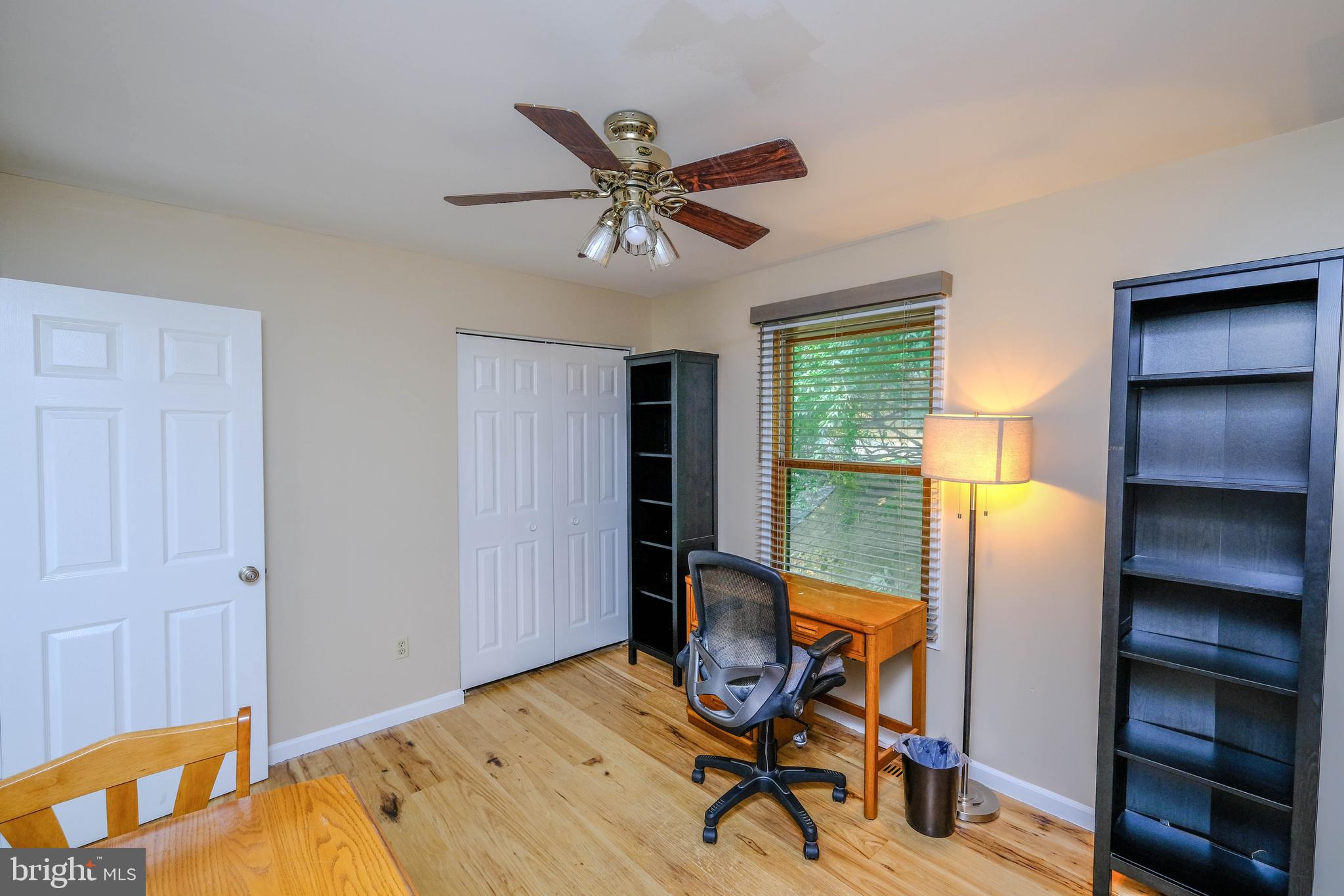 348 Rome Beauty Drive Linden, VA 22642 - Photo 49 of 80 2nd bedroom w/ ceiling fan and wood floors