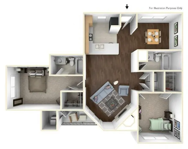 $1,810 | 1401 West Paces Ferry Road Northwest, Unit 4107, Atlanta, GA 30327