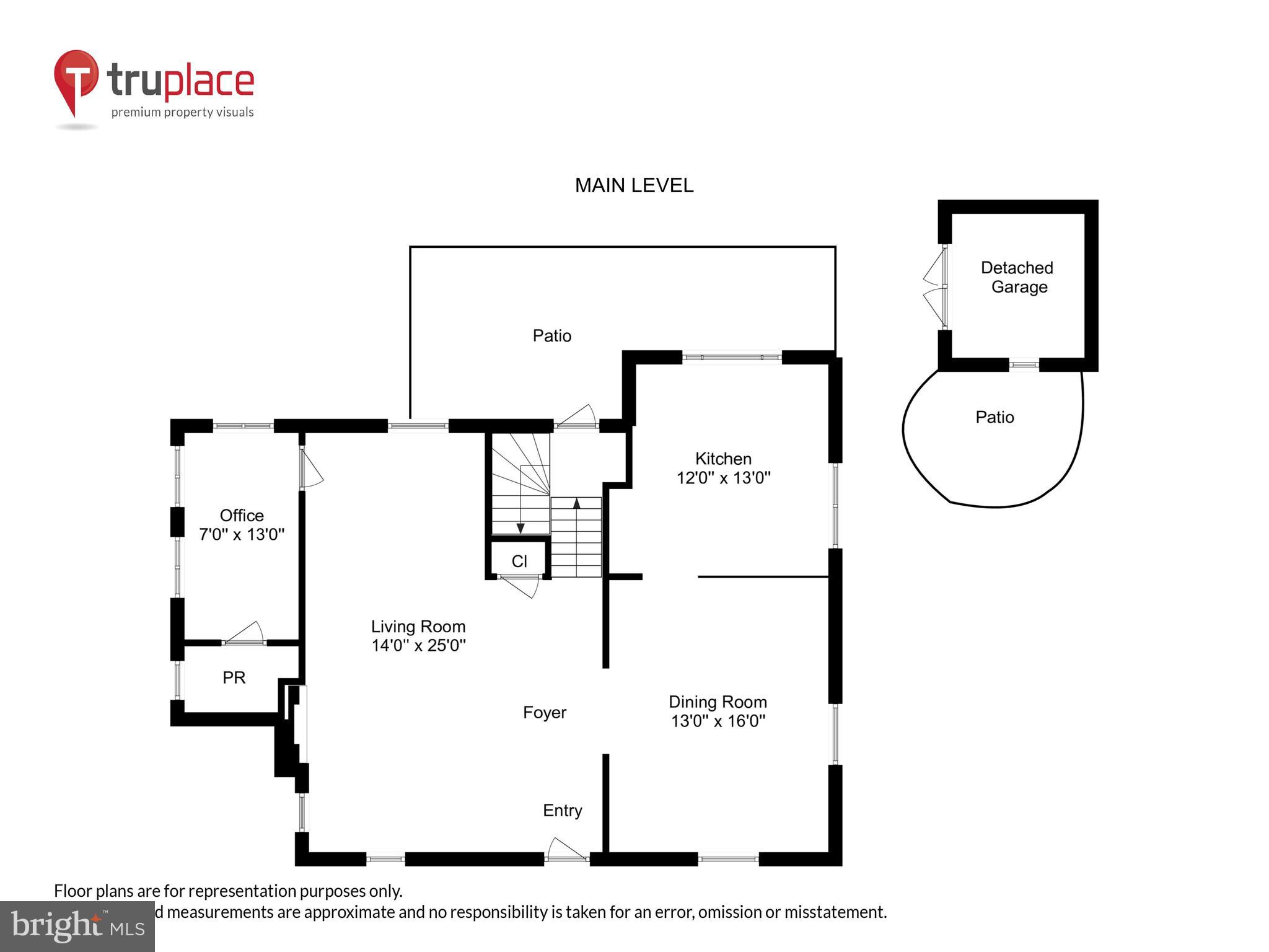 605 Stoneleigh Road Baltimore, MD 21212 - Photo 45 of 62 Main Level Floor Plan
