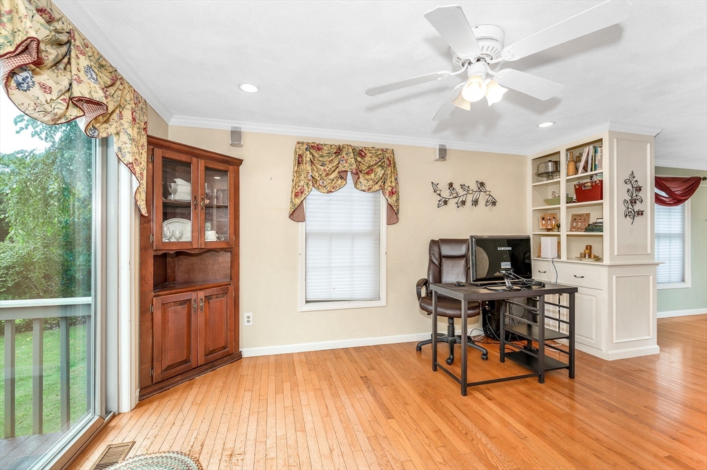 24 Andrews Farm Road Boxford, MA 01921 - Photo 10 of 26 a view of a workspace with furniture and a window