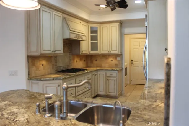 a view of decorative light in hallway