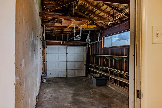 a view of storage and utility room