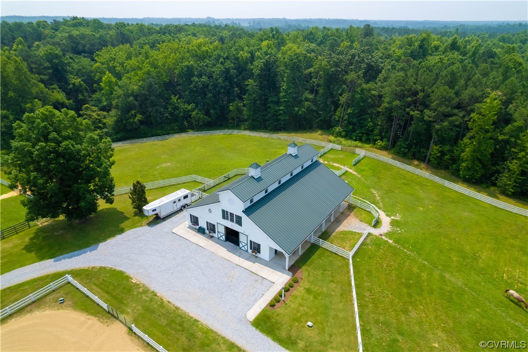 1248 Hobbs Mill Road Wilsons, VA 23894 - Photo 46 of 50 an aerial view of a pool