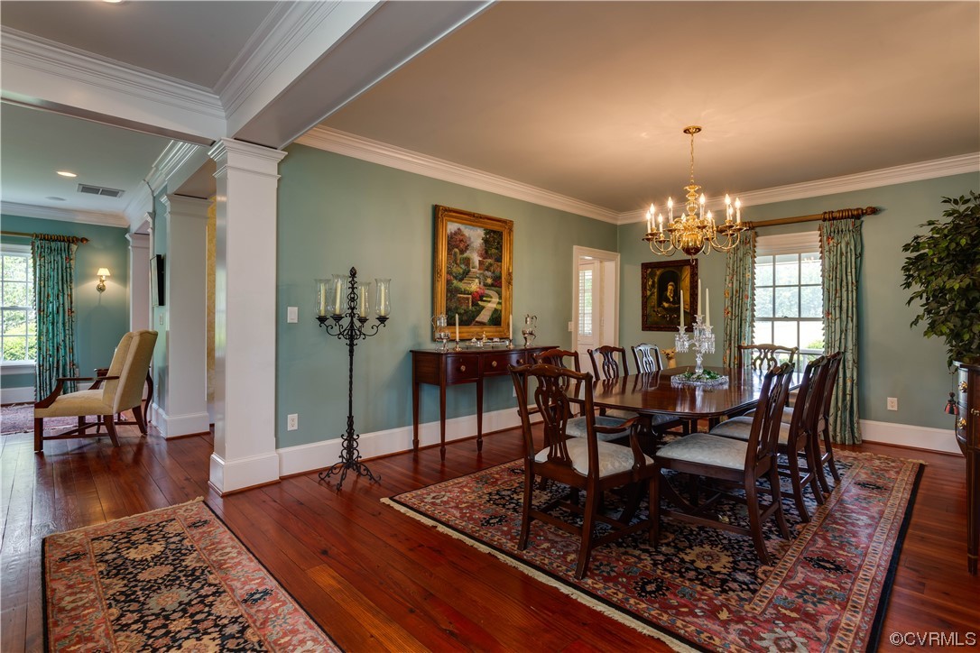1248 Hobbs Mill Road Wilsons, VA 23894 - Photo 9 of 50 a view of a dining room with furniture
