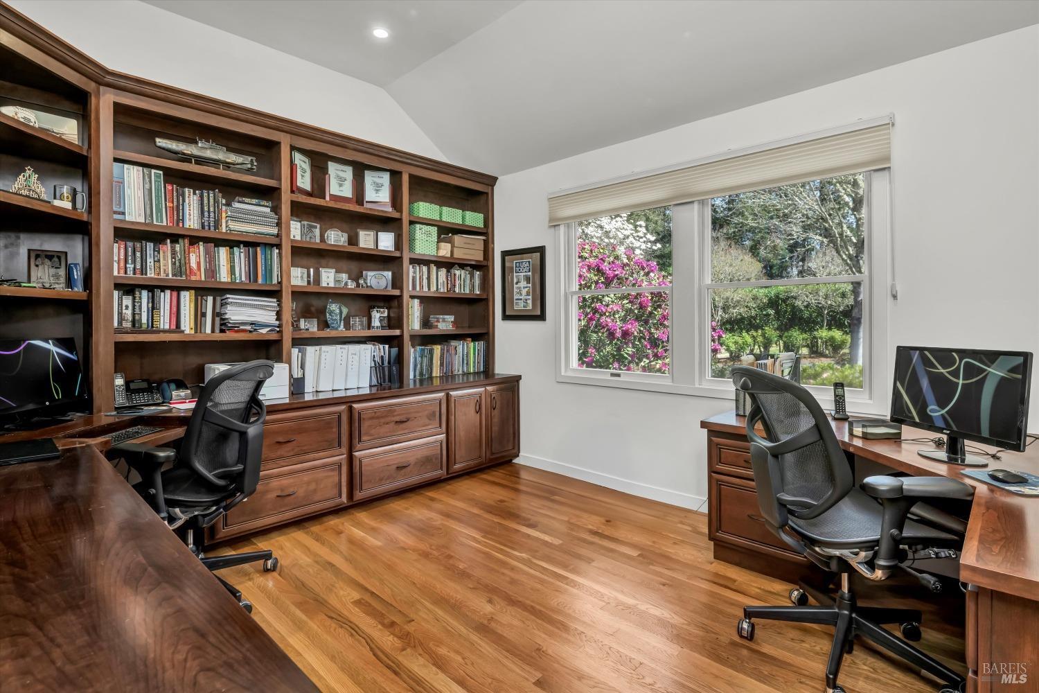 511 Kortum Canyon Road Calistoga, CA 94515 - Photo 23 of 87 Office with built ins and two work stations.