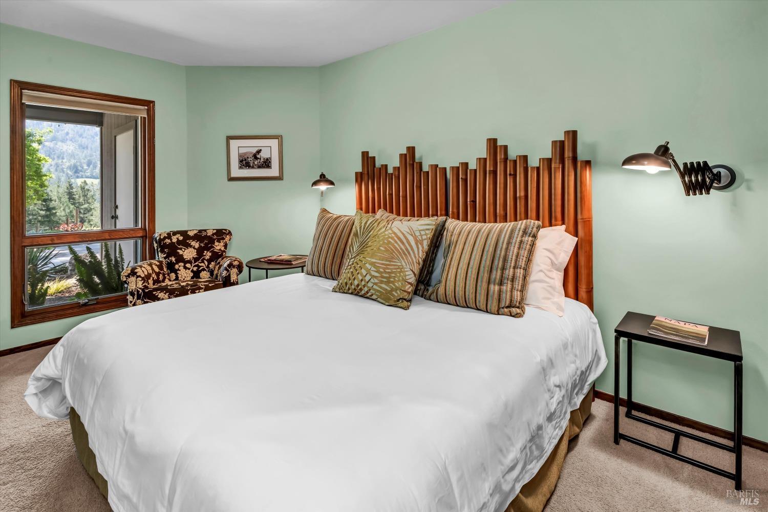 511 Kortum Canyon Road Calistoga, CA 94515 - Photo 36 of 87 Downstairs guest bedroom.