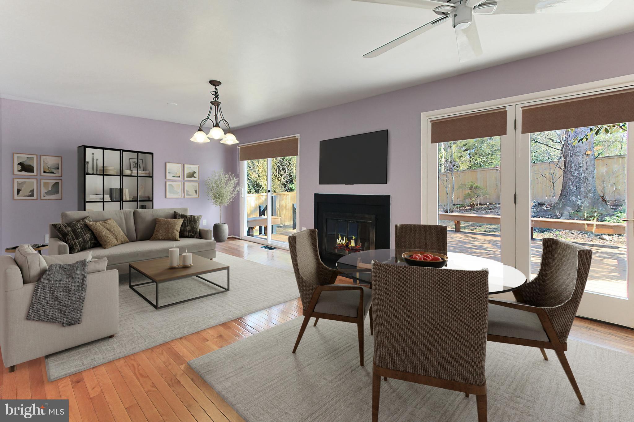 5347 Aylor Road Fairfax, VA 22032 - Photo 10 of 61 Sun Large Family Room; Virtually Staged