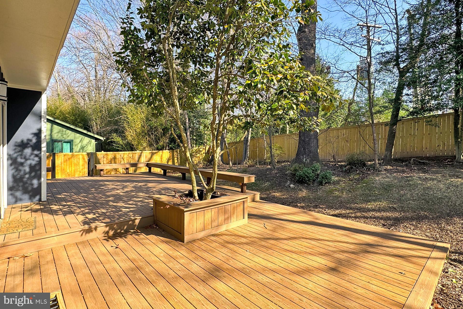 5347 Aylor Road Fairfax, VA 22032 - Photo 13 of 61 Beautiful Deck with Built in Seating