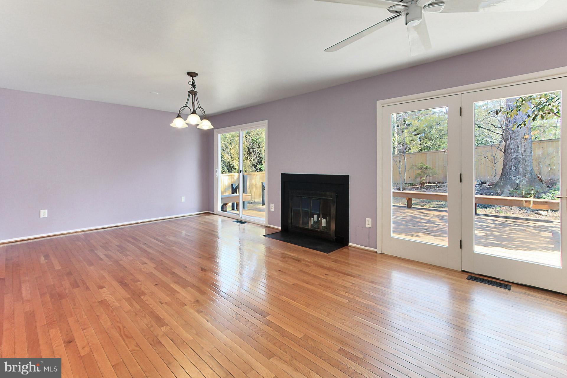 5347 Aylor Road Fairfax, VA 22032 - Photo 31 of 61 Family Room with Slider and French Door