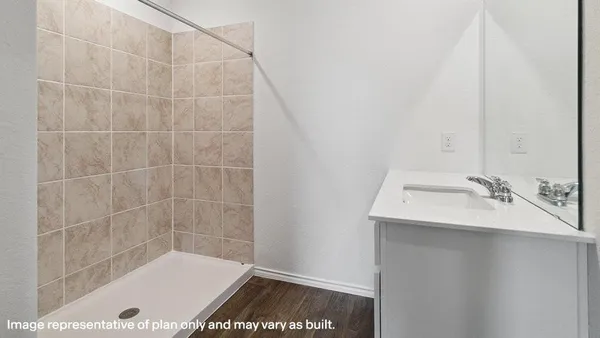 a bathroom with a sink and a bathtub