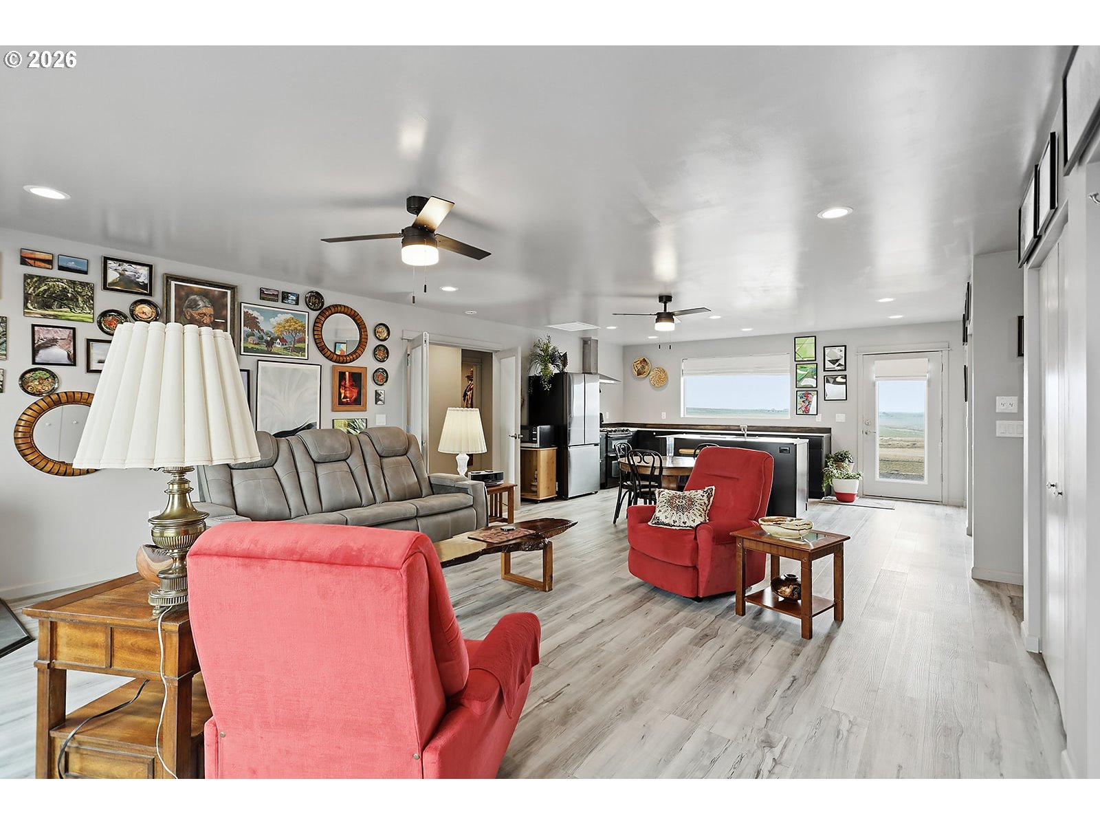 15 Levin Lane Goldendale, WA 98620 - Photo 17 of 47 a living room with furniture and kitchen view