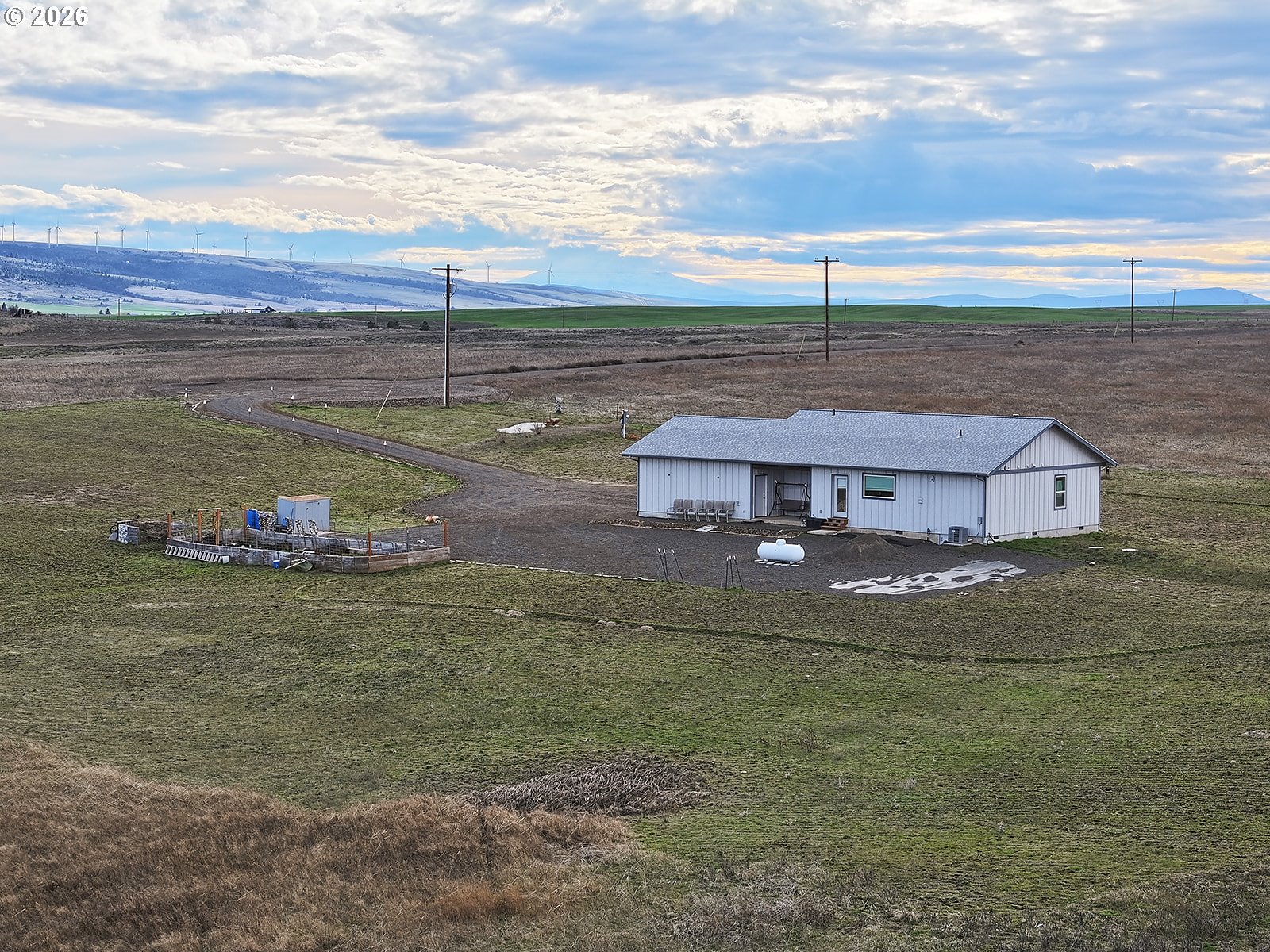 15 Levin Lane Goldendale, WA 98620 - Photo 45 of 47 a view of a lake with a big yard