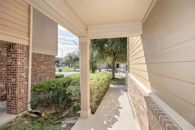 a view of a house with a porch