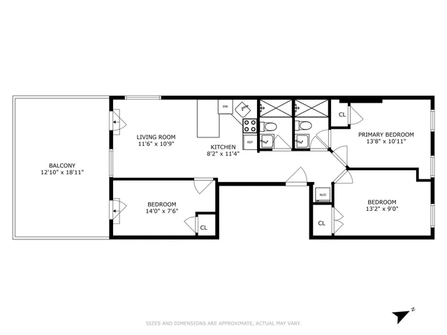 $7,495 | 458 Bergen Street, Unit 3 | Park Slope
