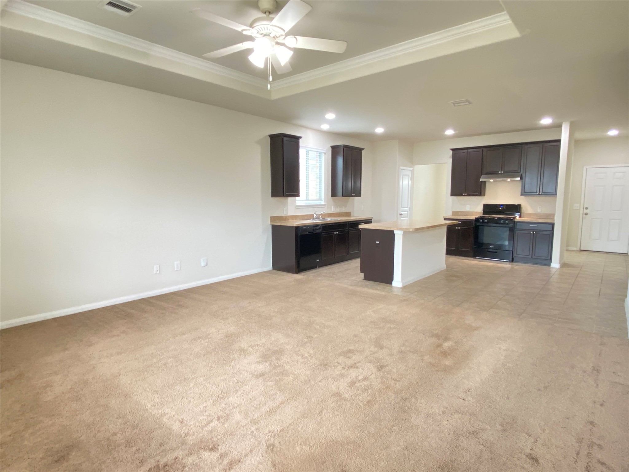 819 Messina Lane Rosenberg, TX 77469 - Photo 10 of 25 a view of a kitchen with a sink and a microwave