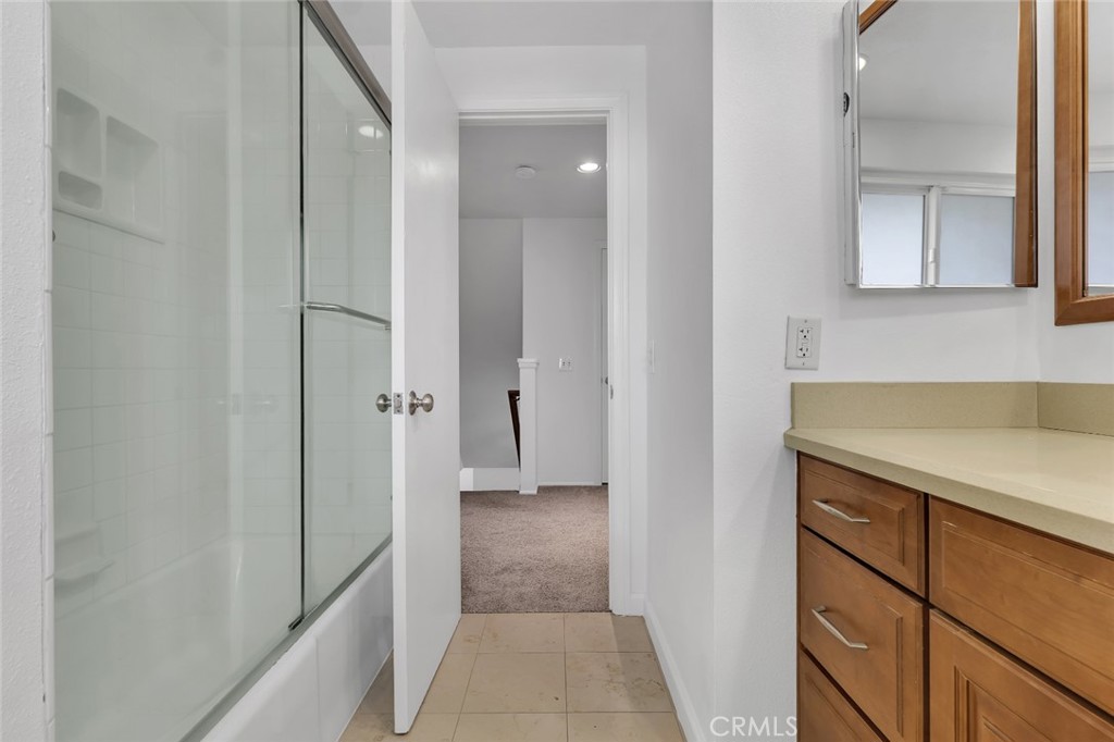 19034 Killoch Way Porter Ranch, CA 91326 - Photo 24 of 42 a view of a bathroom from the hallway