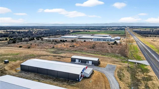 a view of roof with city view