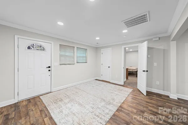 a view of an empty room