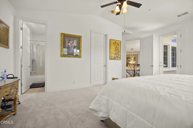 a view of an ocean and beach